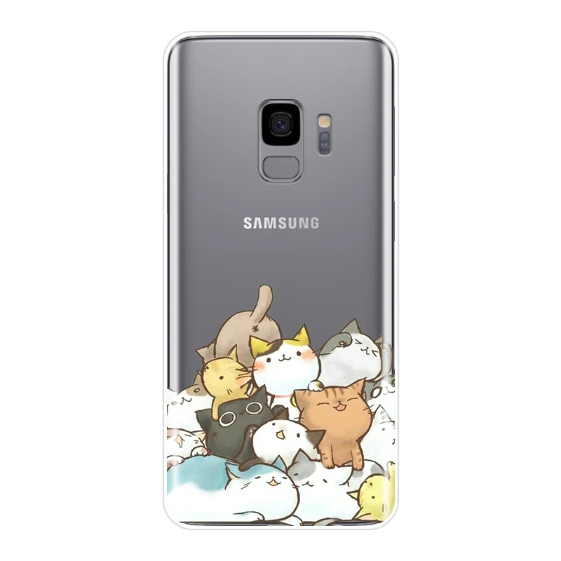 Чехол силиконовый для Samsung Galaxy S8 S9 Plus S5 S6 S7 Edge мягкая японская задняя крышка с