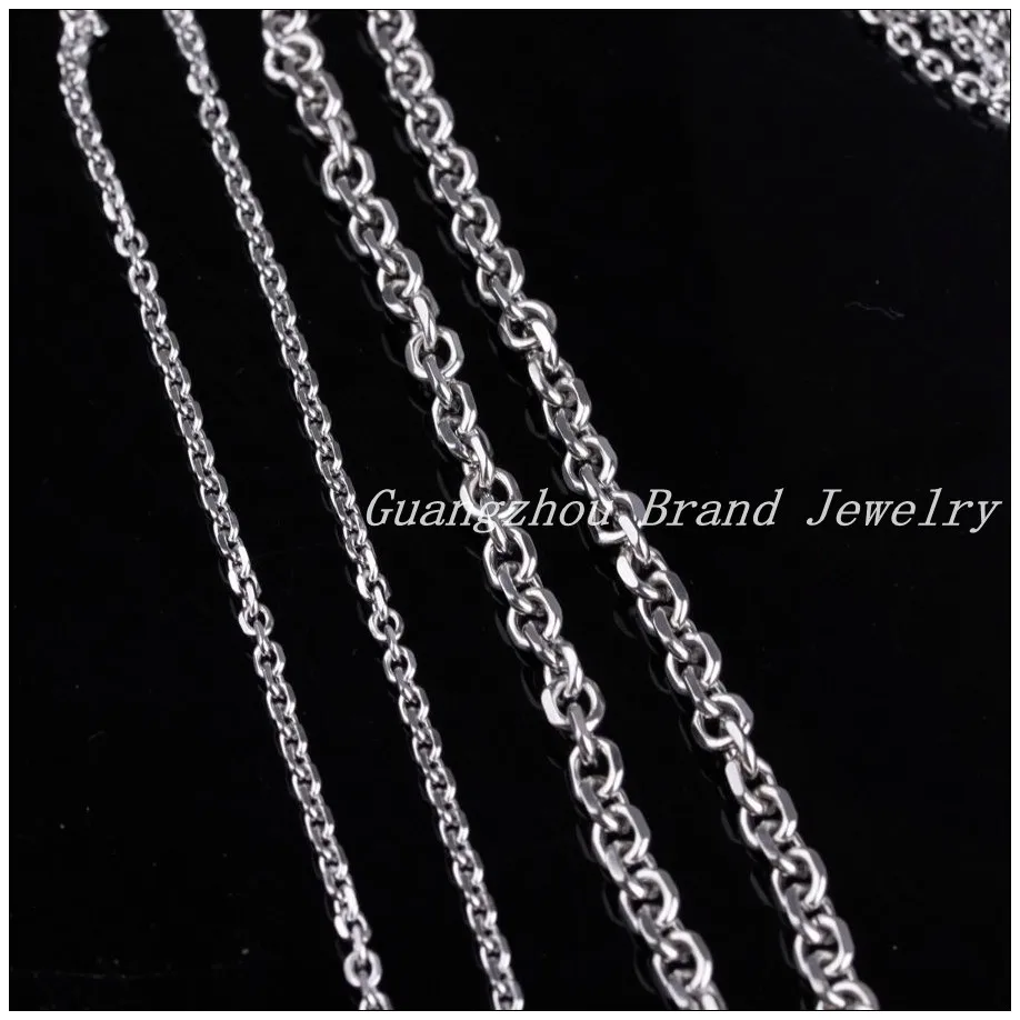 Цепочка с крестом для мужчин и женщин ювелирное изделие из нержавеющей стали 316L