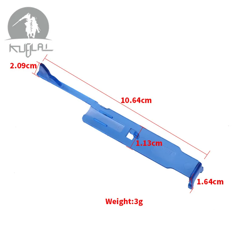 Страйкбол Tappet пластина обновления для AEG Ver.2 коробка передач синий