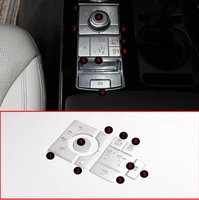 9pcs alloy car interior terrain gear shift mode adjustment button sequins for range rover sport 2014 2016 accessories