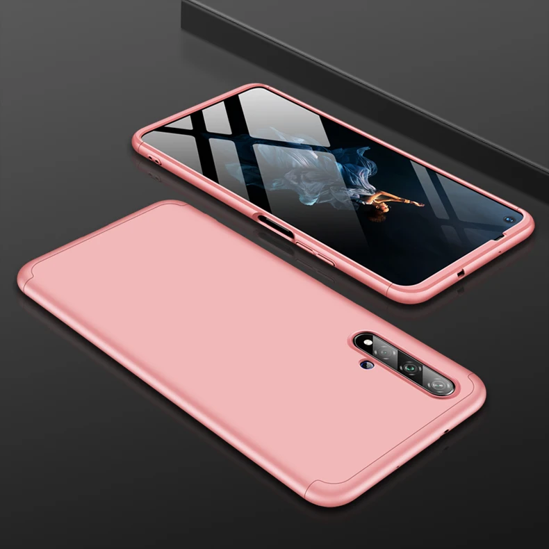 Koosuk 3-in-1 Back Cover For Huawei Honor 20 Pro Honor20 Lite PC Hard Matte Phone Protection Case Coque