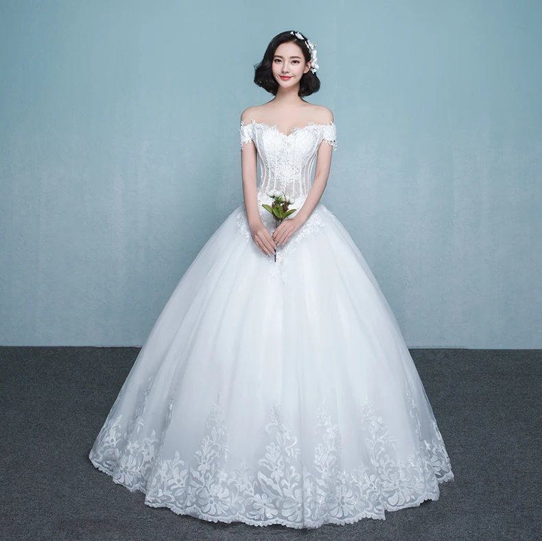 Loverxu Аппликации Кружева Свадебное платье 2017|pattern wedding dress|wedding dresswedding dress 2017 |