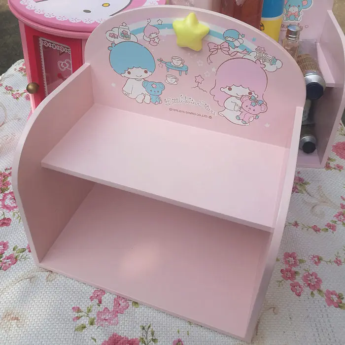 Японская my melody little twin stars деревянная шкатулка для ювелирных изделий куклы дисплей