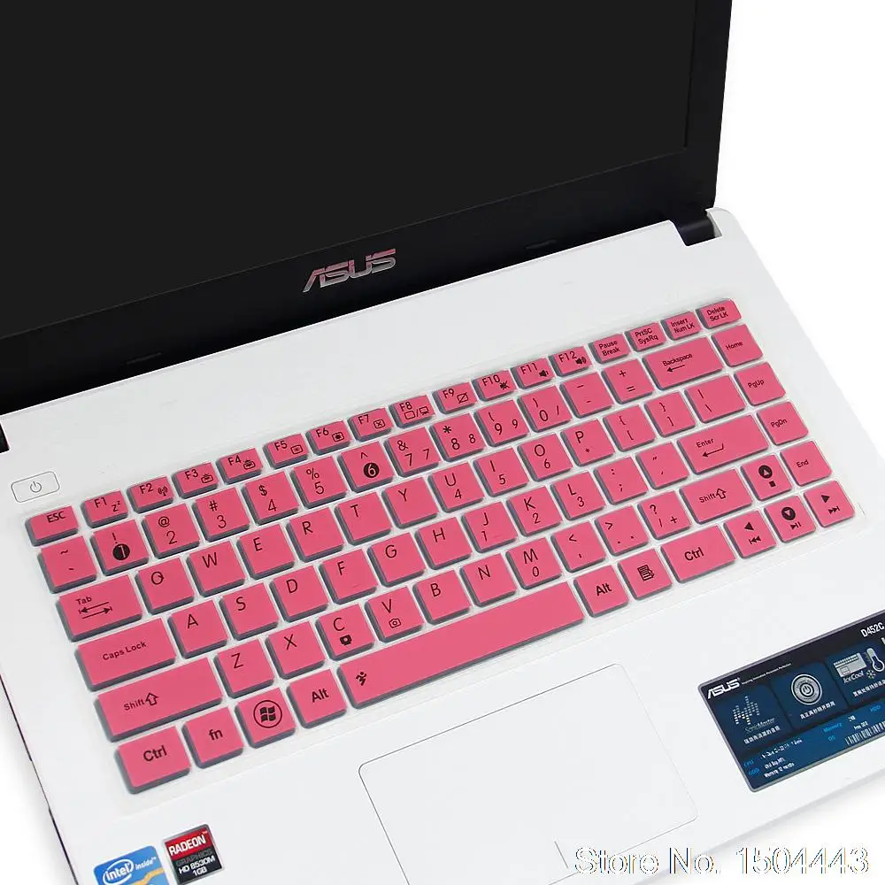 Силиконовый чехол для клавиатуры Asus K40 P80 X42J X8 P81 A41 X43S x44 x45 A411 T6670 14 дюймов|keyboard cover
