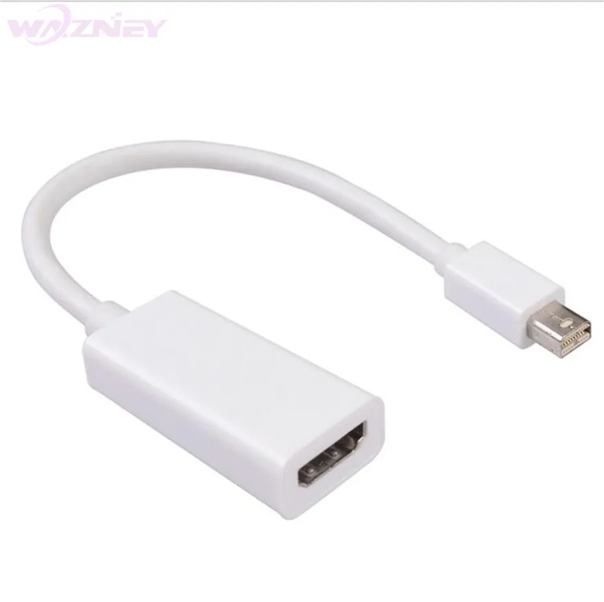50 шт. мини порт дисплея DP штекер HDMI гнездо конвертер адаптер кабель для AIR PRO MAC Macbook