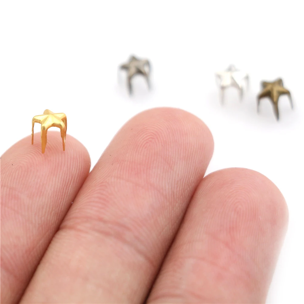 Пряжки для одежды кукол в форме звезды 5 мм супер мини пряжка с пентаграммой