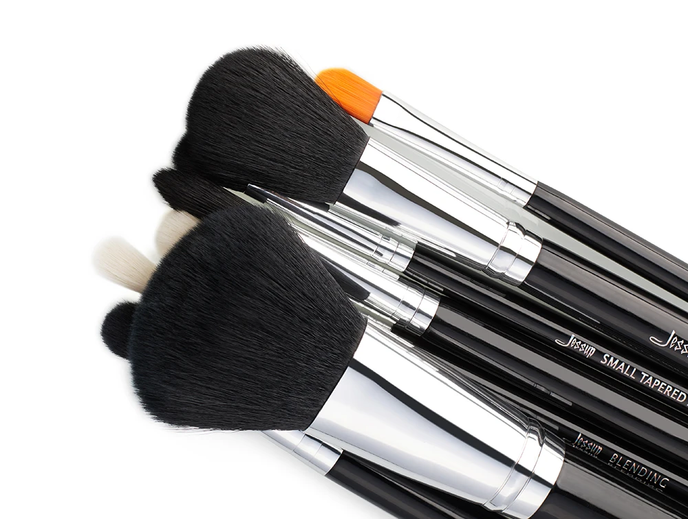Джессап кисти 15 шт. кисти для макияжа Brush Set Тени для век Корректоры для лица Подводка для глаз губ Кисточки инструмент T092