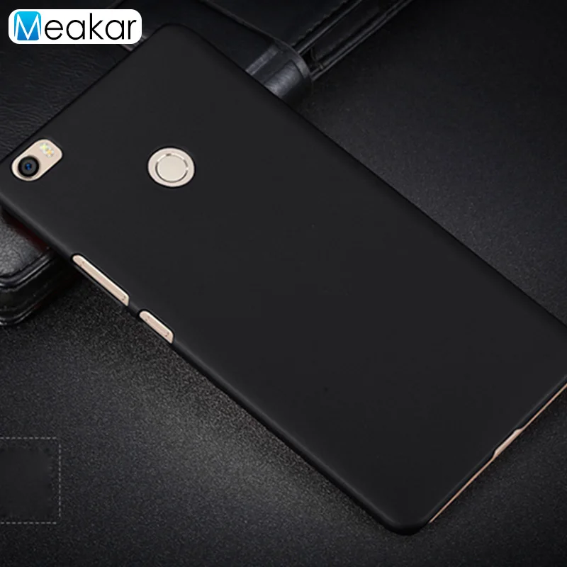 black Матовая Пластик Coque 6.44For Xiaomi mi Max чехол для Xiaomi mi Max mi max Prime Pro Чехол для телефона чехол-лента на заднюю панель - Цвет: black