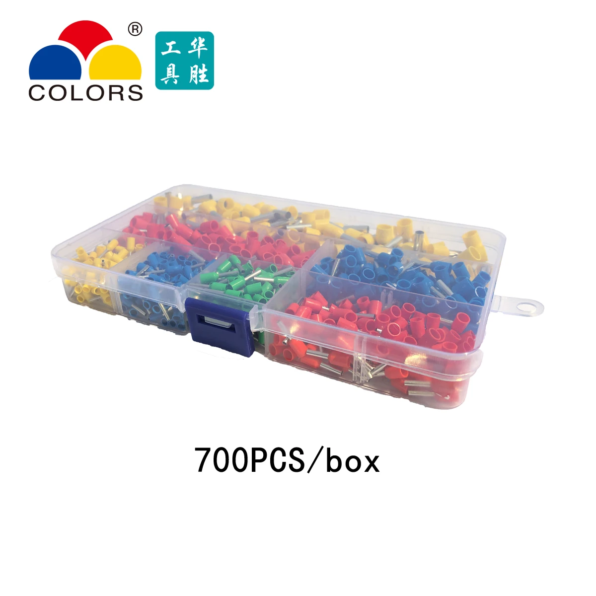 Пластиковая коробка упаковочная трубка терминал 700 штук есть висячая