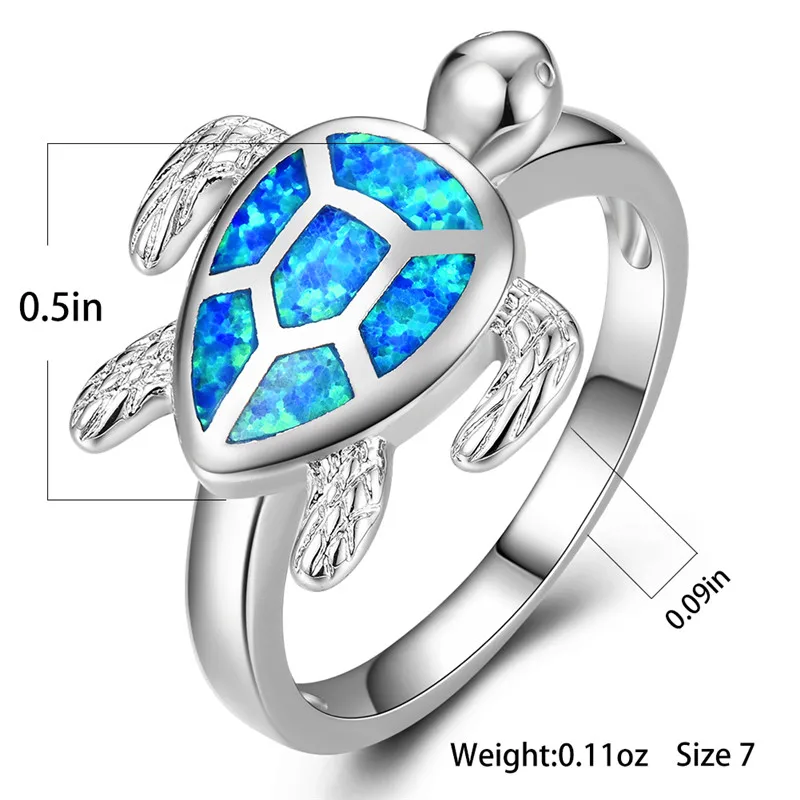 Милые женские свадебные кольца ожерелье ювелирный набор Бохо Синий огненный