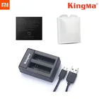 Зарядное устройство KingMa для Xiaomi Mijia Mini 4K, оригинальный двойной футляр для аккумулятора, аксессуары для экшн-камеры