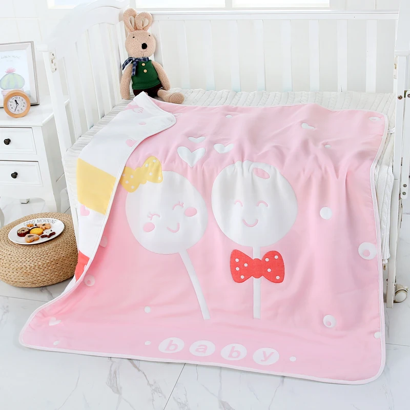 

Baby Bath Towel Pure Cotton 10-layer Gauze Newborn Baby Swaddle Wrap Thicken Baby Blankets Super Soft Kids Bedding Quilt Blanket