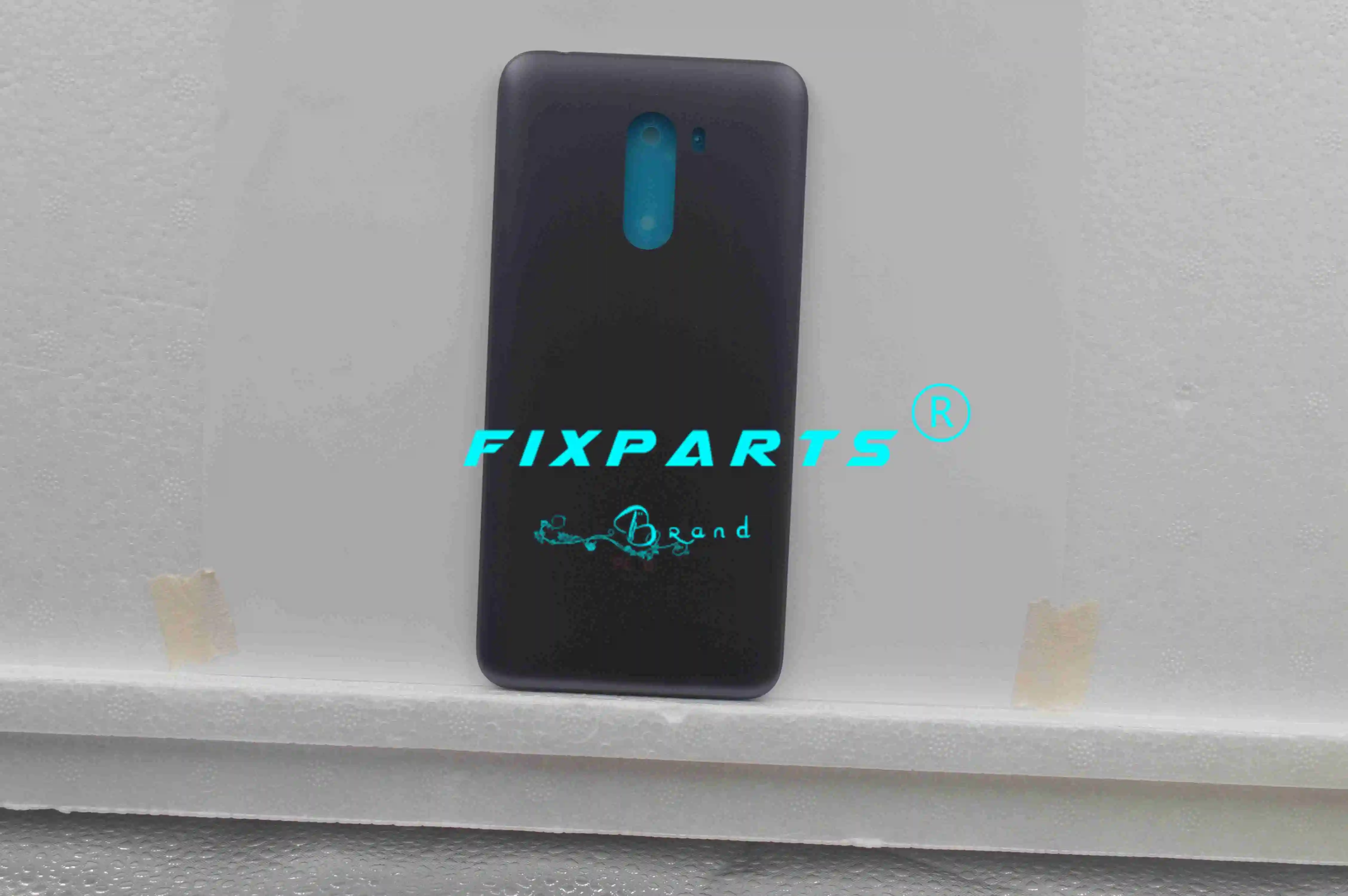 Для Xiaomi Pocophone F1 Задняя крышка батареи пластиковая Дверь Корпус Замена жесткий