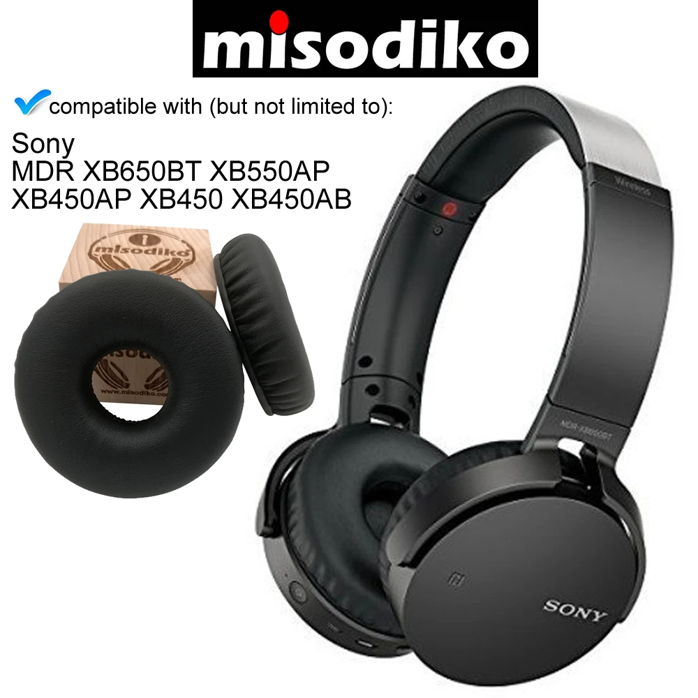 Misodiko сменные амбушюры для Sony MDR XB650BT XB550AP XB650 XB550 XB450 XB450AP наушники запасные части