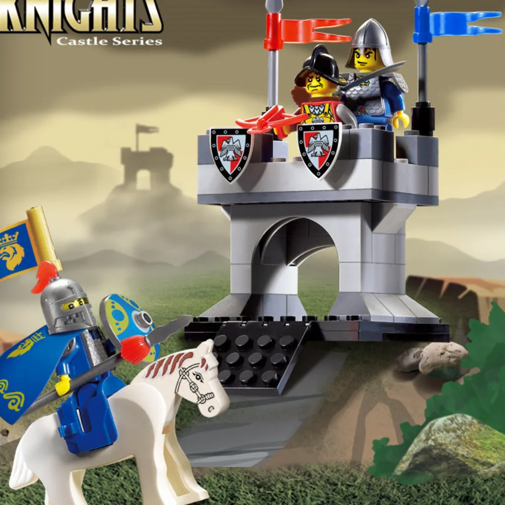 Enlighten kids Castle Knights Outposts Heros Gifts Toys Blocks models Building blocks For Children Compatible Legoe | Игрушки и хобби