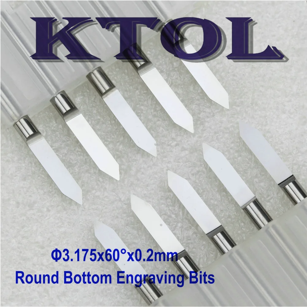 

3.175*60 Degree*0.2mm Round-Bottom Woodworking Router Bit Carbide End Mill Cutter V PCB Engraving Bit CNC Router Tool Milling 3D