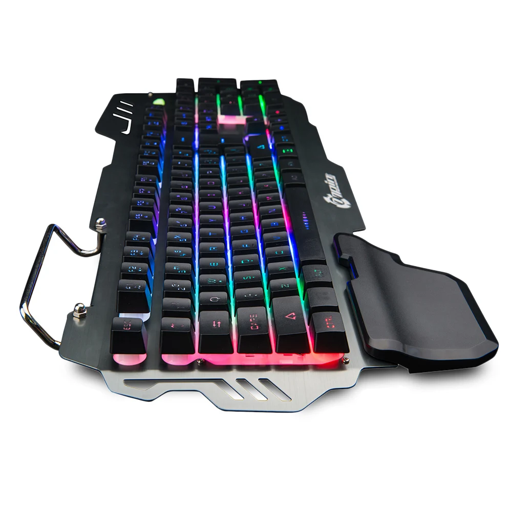 7pin PK900 игровая клавиатура с подсветкой механическая 104 клавиш 1 8 м кабель