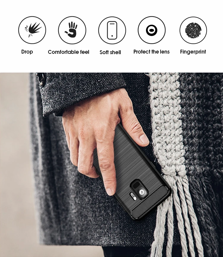 Чехол iPaky силиконовый чехол на samsung Galaxy S6 S7 край S8 S9 S10 Plus/iPhone 6 S, 7, 8, 9, 10, S8plus S9plus S10Plus 4/6 64/128/256 ГБ