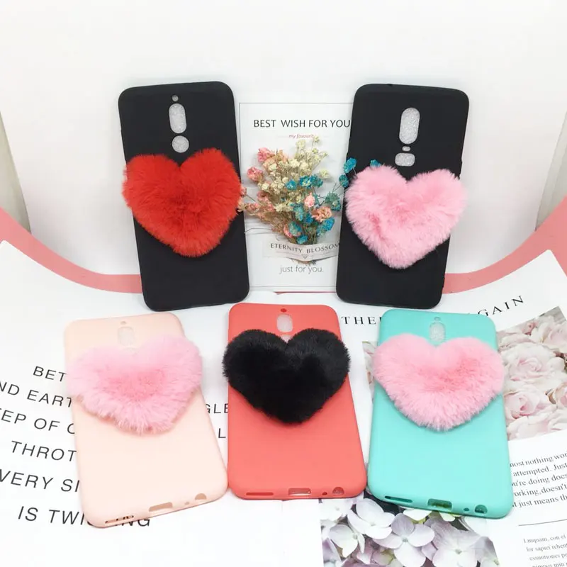 Милый плюшевый мягкий чехол 3D Love для Samsung Galaxy Note 9/8 S9/S8 Plus S7/S6 edge J3/J5/J7/A3/A5/A7/2017 A6 A8 2018