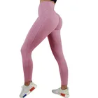 Сексуальные штаны для йоги, леггинсы с эффектом пуш-ап, спортивные женские леггинсы с высокой талией для фитнеса, спортзала, розовые, черные, серые леггинсы для женщин, женские леггинсы для фитнеса