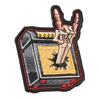 custom embroidered patches musical decorate iron on patch can be customized with your design as promotional gifts giveaway