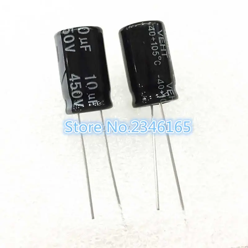 20pcs/lot 10x17mm 450V10UF 450V 10UF 10*17 | Электронные компоненты и принадлежности