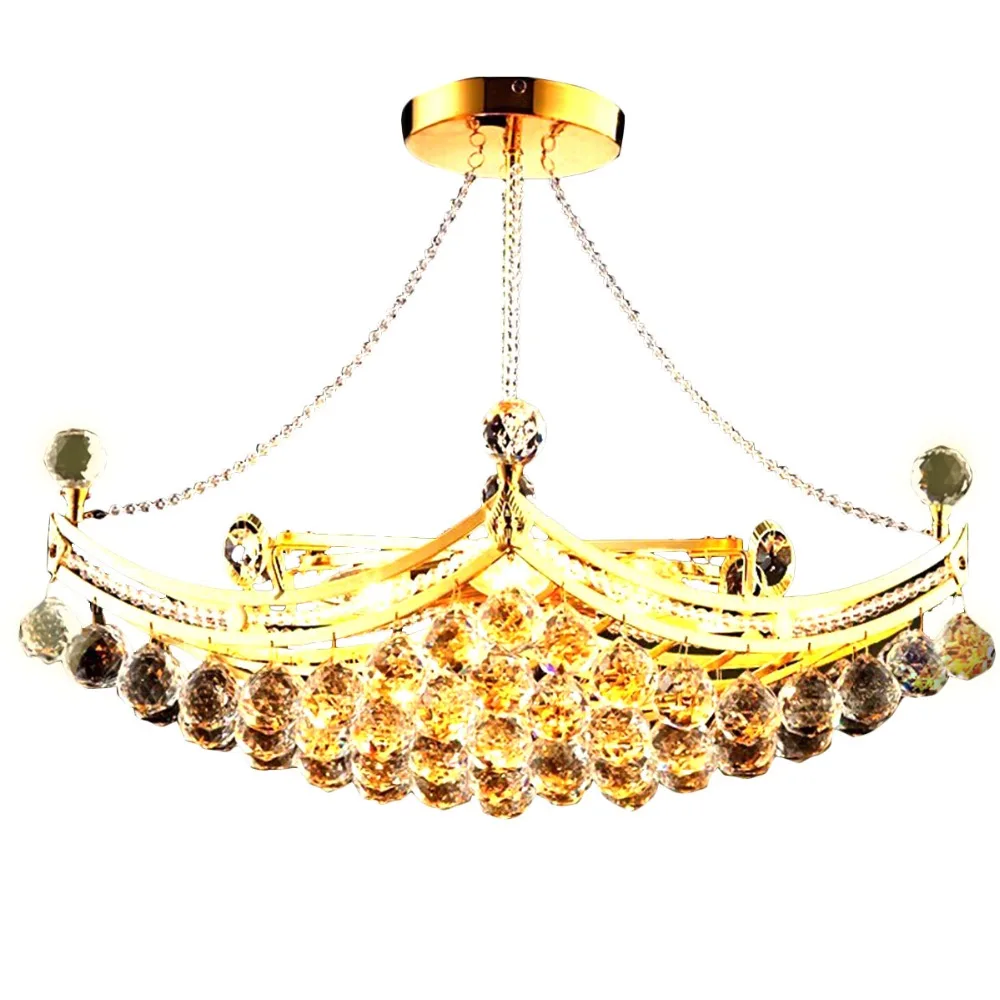 Европейская современная простая Хрустальная маленькая люстра светодиодный