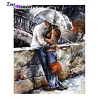 Набор для алмазной живописи сделай сам, Набор для вышивки крестиком стразы, алмазная вышивка, мозаика для влюбленных, поцелуй, рукоделие ASF216