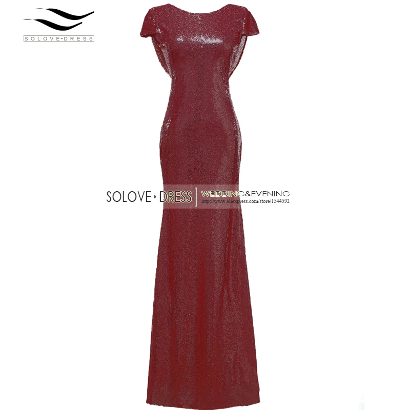 Solovedress, вечернее платье с рукавами-крылышками цвета шампанского и русалки,, Настоящее вечернее платье, vestido de festa longo SLD-E006