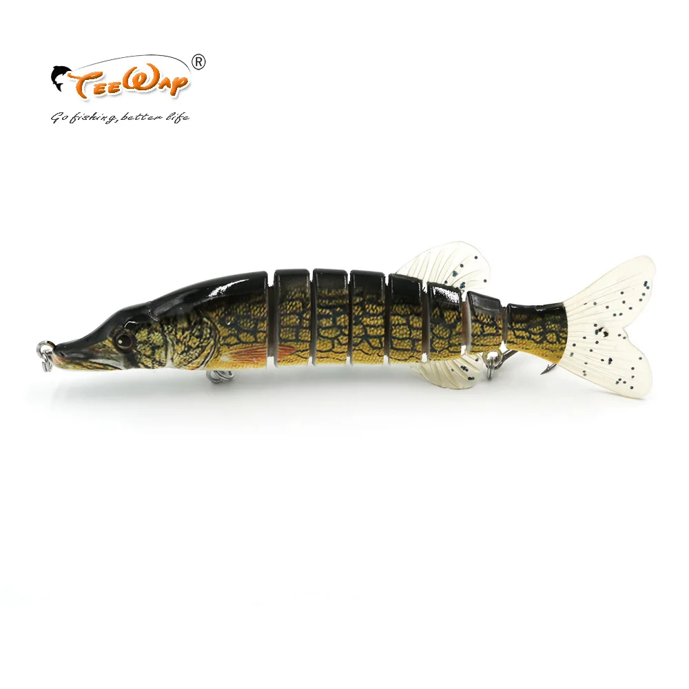 Новый продукт рыболовная приманка 8 сегментов Swimbait Crankbait тяжелая медленная 38 г 16