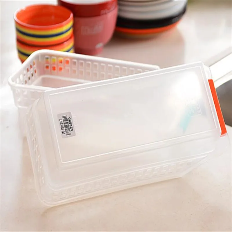 Новинка простые ящики для хранения разделительный слой холодильника Креативные