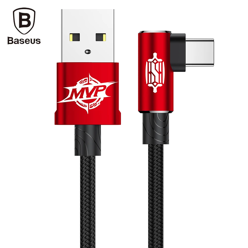 Baseus MVP Elbow 2m Cable 1.5A USB Charging Type-C Date Charger | Электроника