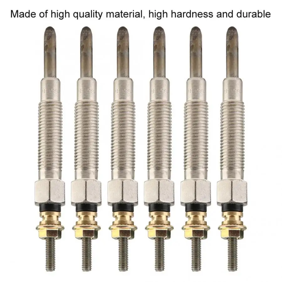 6 шт./компл. металлические автомобильные Дизельные Обогреватели Свеча зажигания