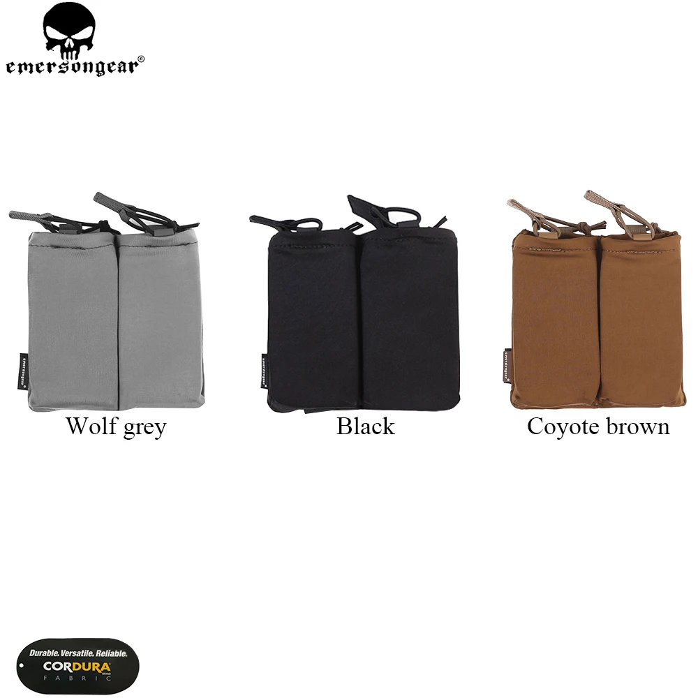EMERSONGEAR5.56 двойной подсумок для SS Vest модульный Molle Mag подсумок для 5,56 журналов черный Coypte коричневый мешок EM6403