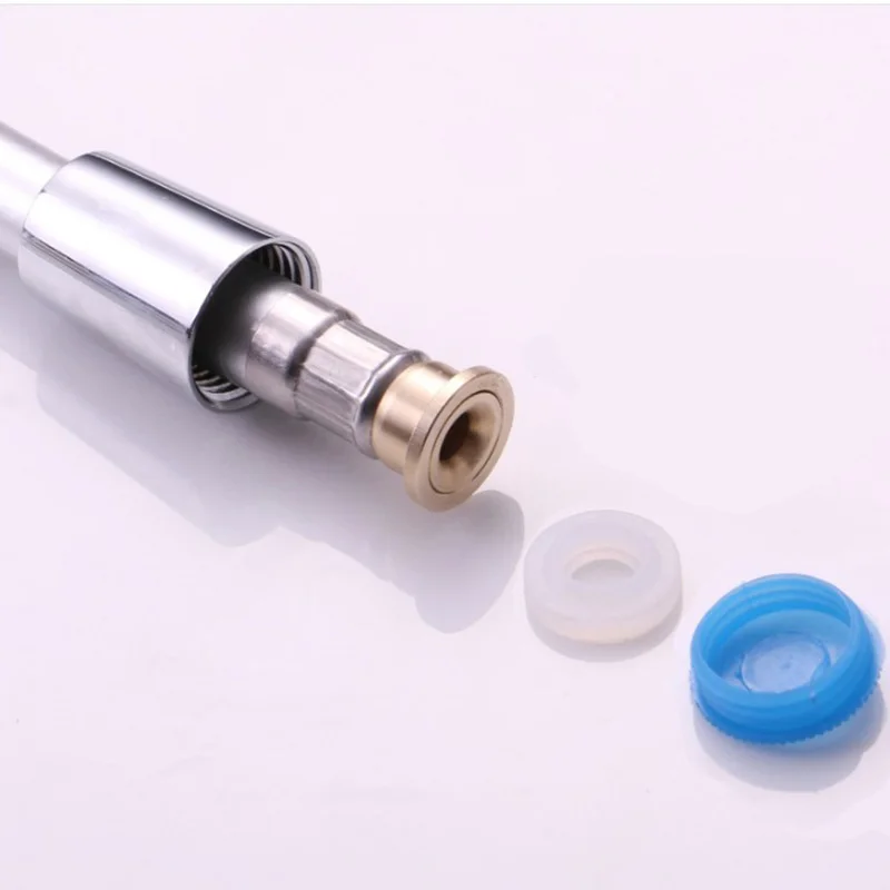 1.5m 2m PVC Shower Hose For Bath Hand Shower Head Flexible PVC Shower Hose Smooth Silver High Pressure Flexible Hose