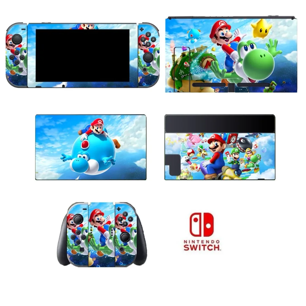 Super MARI0 виниловые наклейки на кожу защитные для nyd Switch skins стикеры s NS консоль Nintendo doswitch