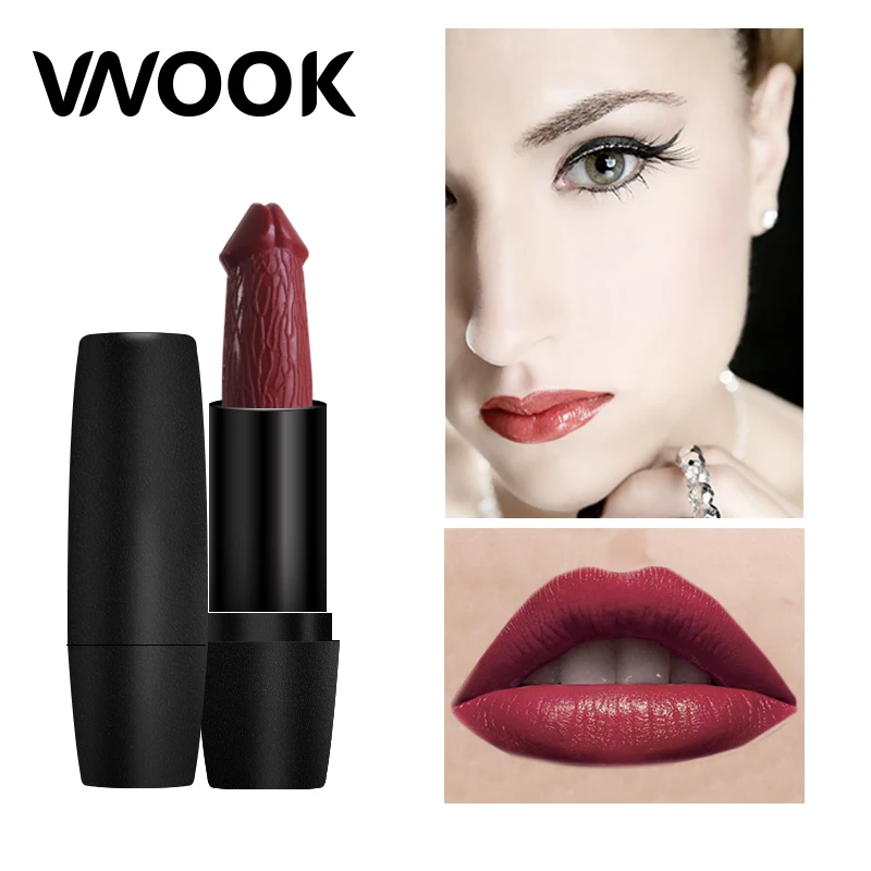 20 Color Dick Matte Tint Lipstick Red Velvet Waterproof Long Lasting Lipgloss Sexy Penis Tattoo Lips Makeup Brand Vnook |