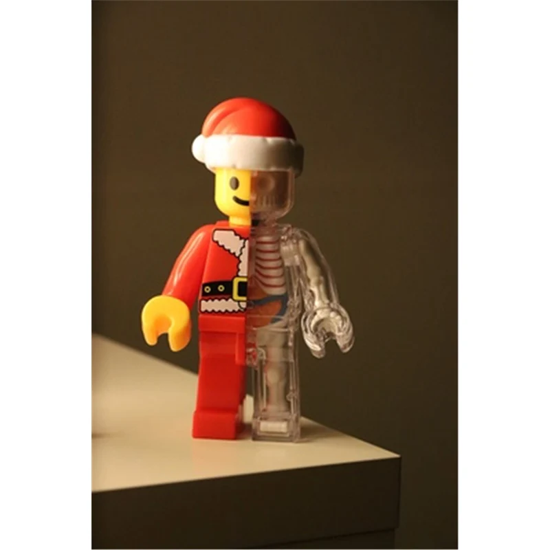 4D Рождественский кирпич человек интеллект сборка игрушка перспективная