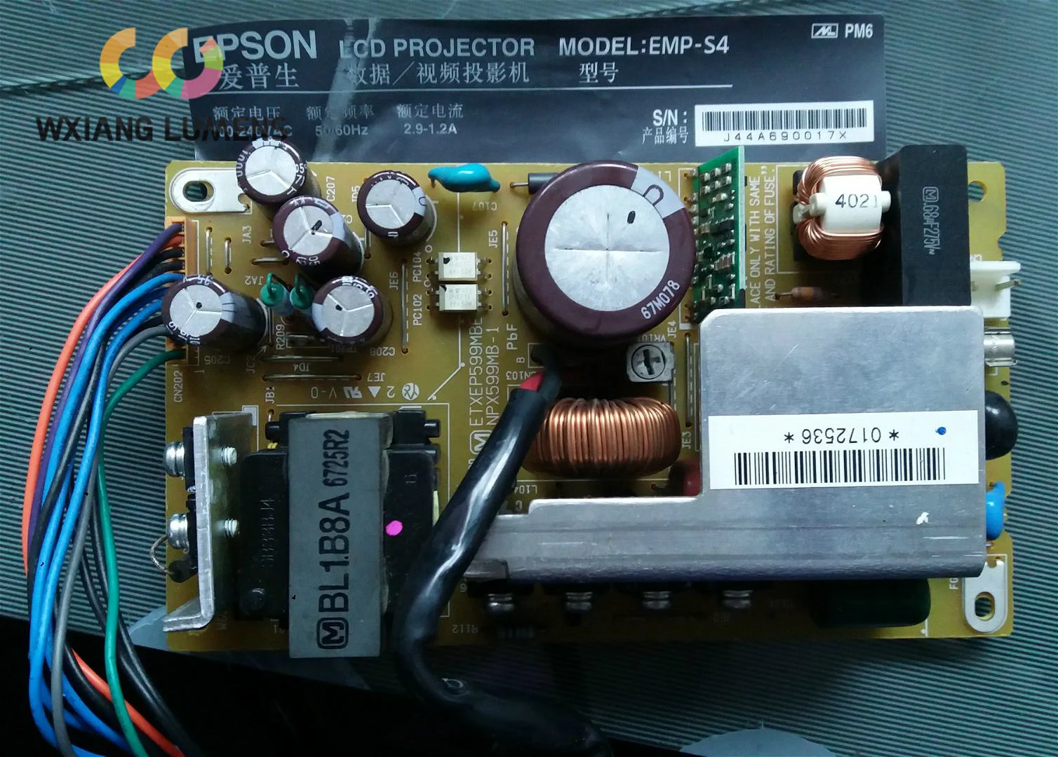 

Основной блок питания для проектора, Подходит для EPSON EMP-S4 ETXEP599MBE