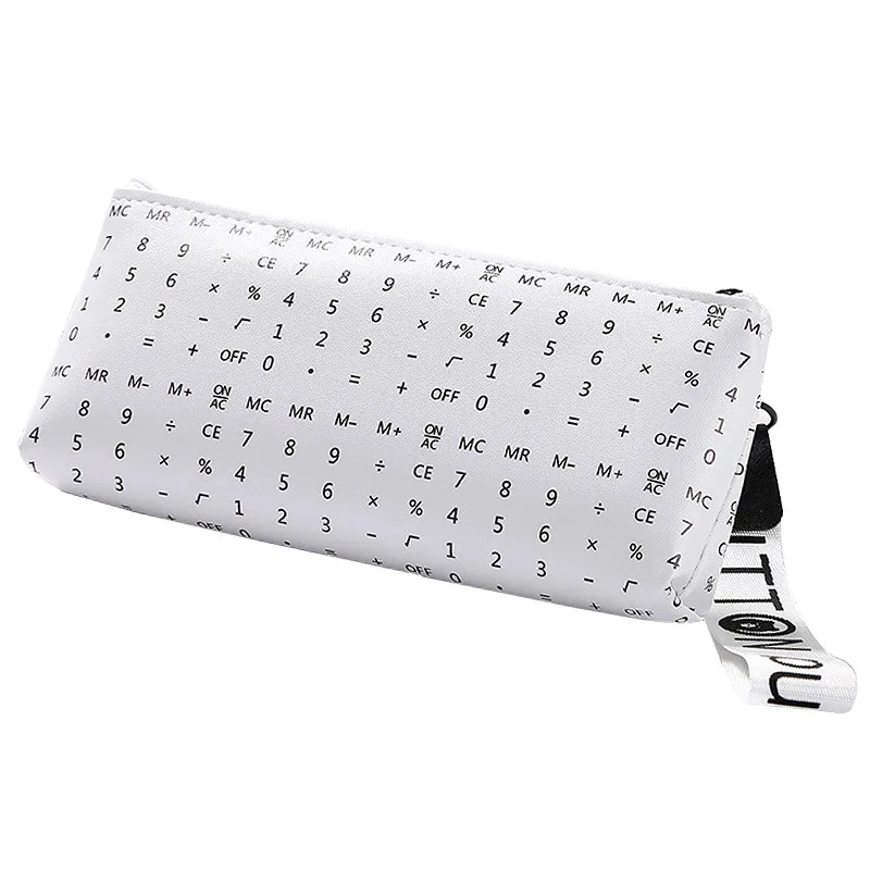 A New Stationery Geometric Pencil Case school Bag Simple Mathematics pencilcase Office Supplies Pen bag Students Pencils Writing - Цвет: A