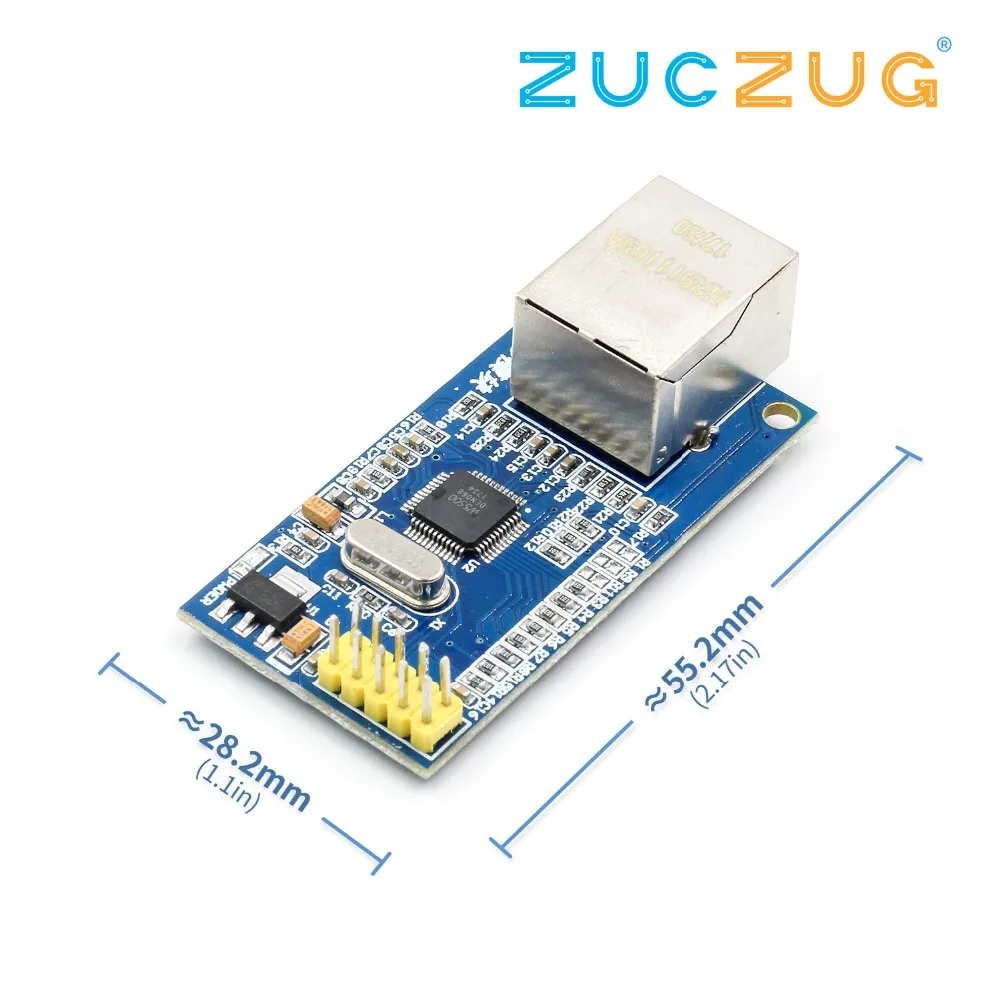 Сетевые модули для Arduino W5500 Ethernet интерфейса TCP/IP 51/STM32 SPI 3 В 5 в I/O MCU|Интегральные