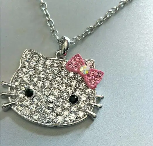 Светло-желтый, золотистый цвет Цепочки и ожерелья cat Jewelry Bojiux Нержавеющая сталь цепи Цепочки и Ожерелья Подвески милый котенок кошка Цепочки и ожерелья s Модные украшения для женщин - Окраска металла: Светло-желтый, золотистый цвет