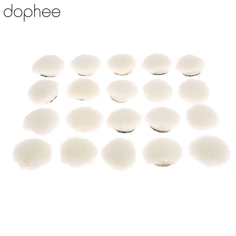 Dophee 20 шт. шерстяные накладки для полировки воском полировальная накладка колесо