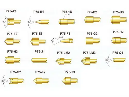 100 шт./лот Φ 16 54 мм тестовые щупы печатной платы |