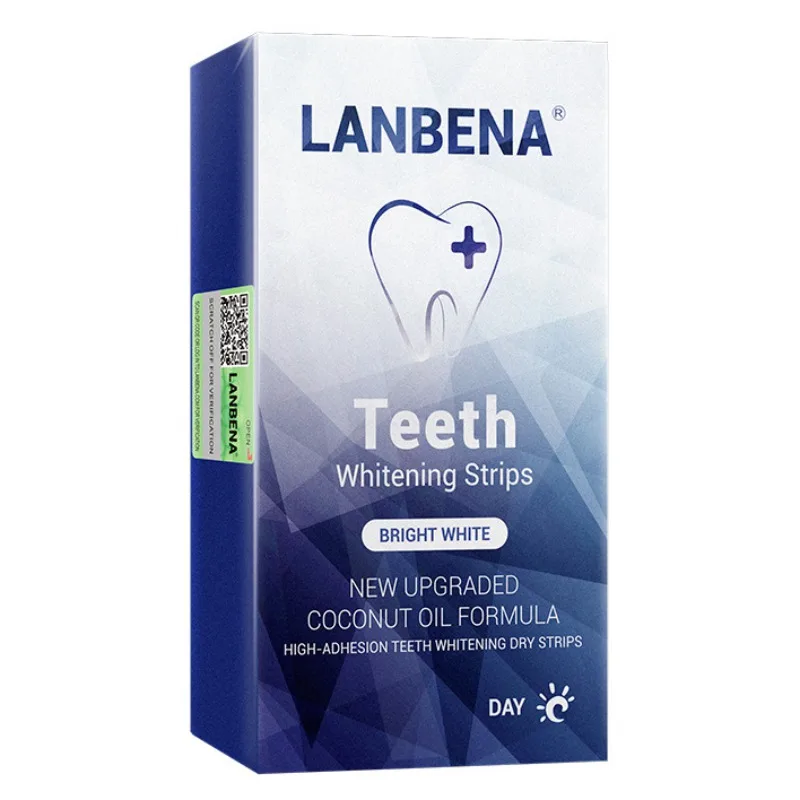 

7 Pair/Box Teeth Whitening Strips Removes Plaque Stains Teeth Whitening Bleeching Oral Teeth Hygiene Tools