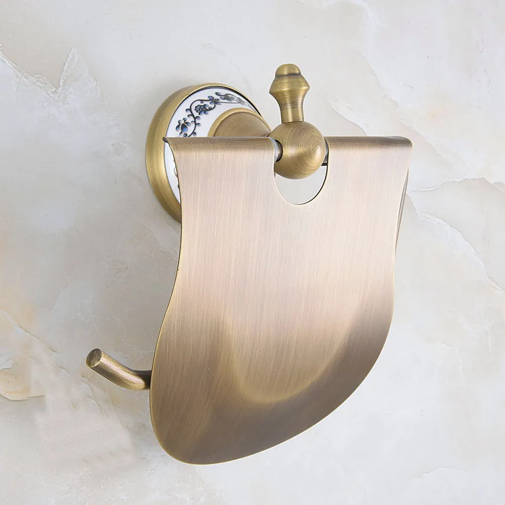 Винтажный Ретро Антикварный латунный керамический цветочный узор Основание