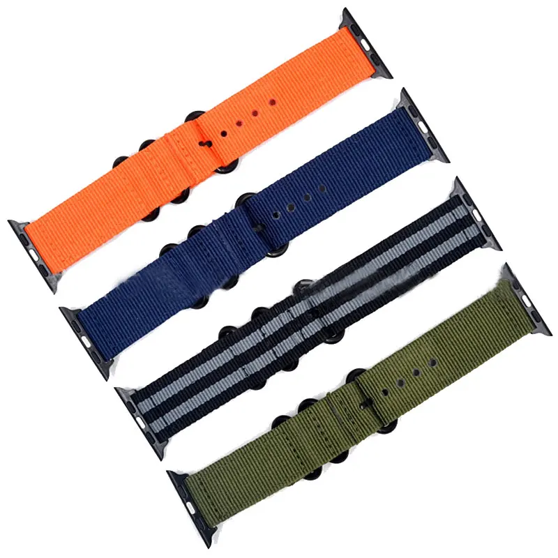 Ремешок нейлоновый для Apple Watch Band Series 3/2/1 спортивный браслет iwatch 42 мм 38 мм|Ремешки