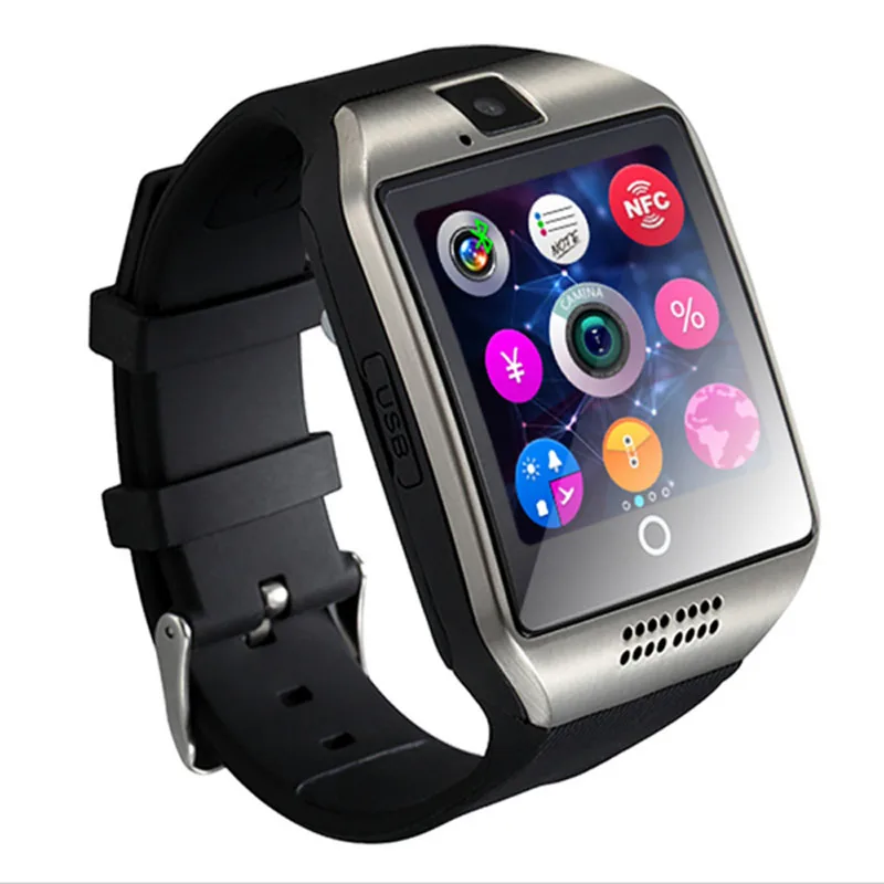 Smart Watch Q18 Passometer with Touch Screen camera video Support TF card Bluetooth smartwatch for Android IOS Phone | Электроника