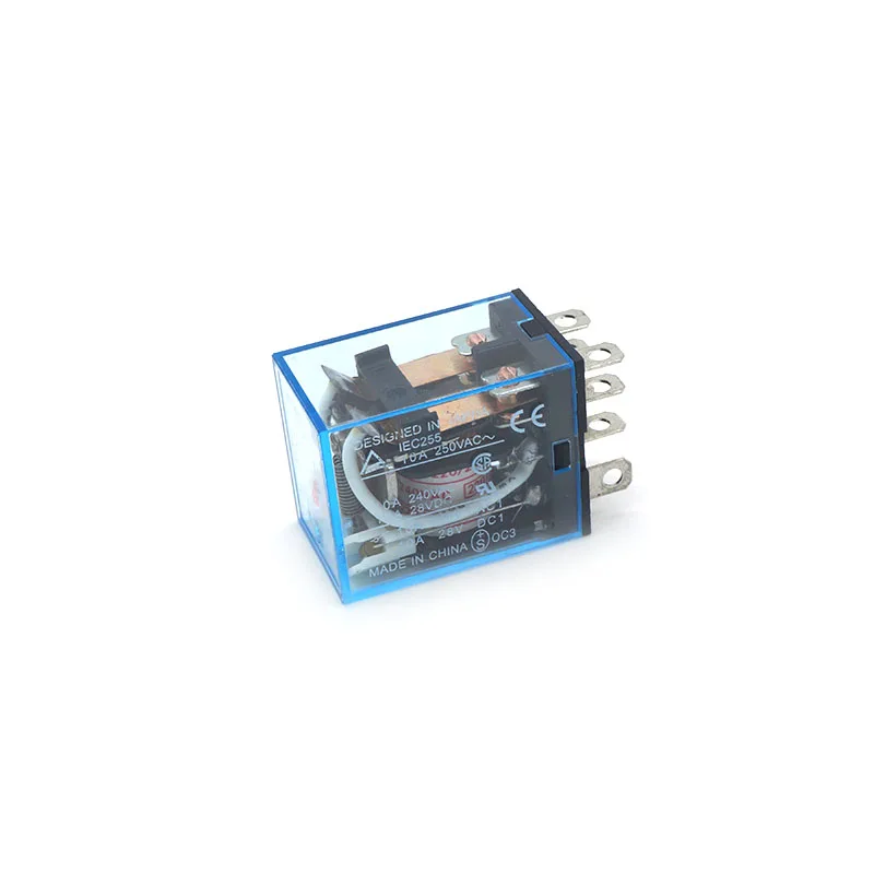 5 шт. семейный DC 24 В 8 контактный релейный катушка общий DPDT Micro Mini электромагнитный