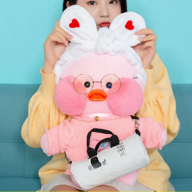 50 см Kawaii LaLafanfan кафе утка плюшевая игрушка милые животные Утка Мягкая кукла детские игрушки Рождественский подарок на день рождения для детей